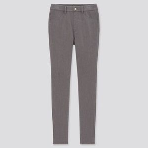 Uniqlo Heattech Ultra Stretch Leggings Pants, Medium, Gray